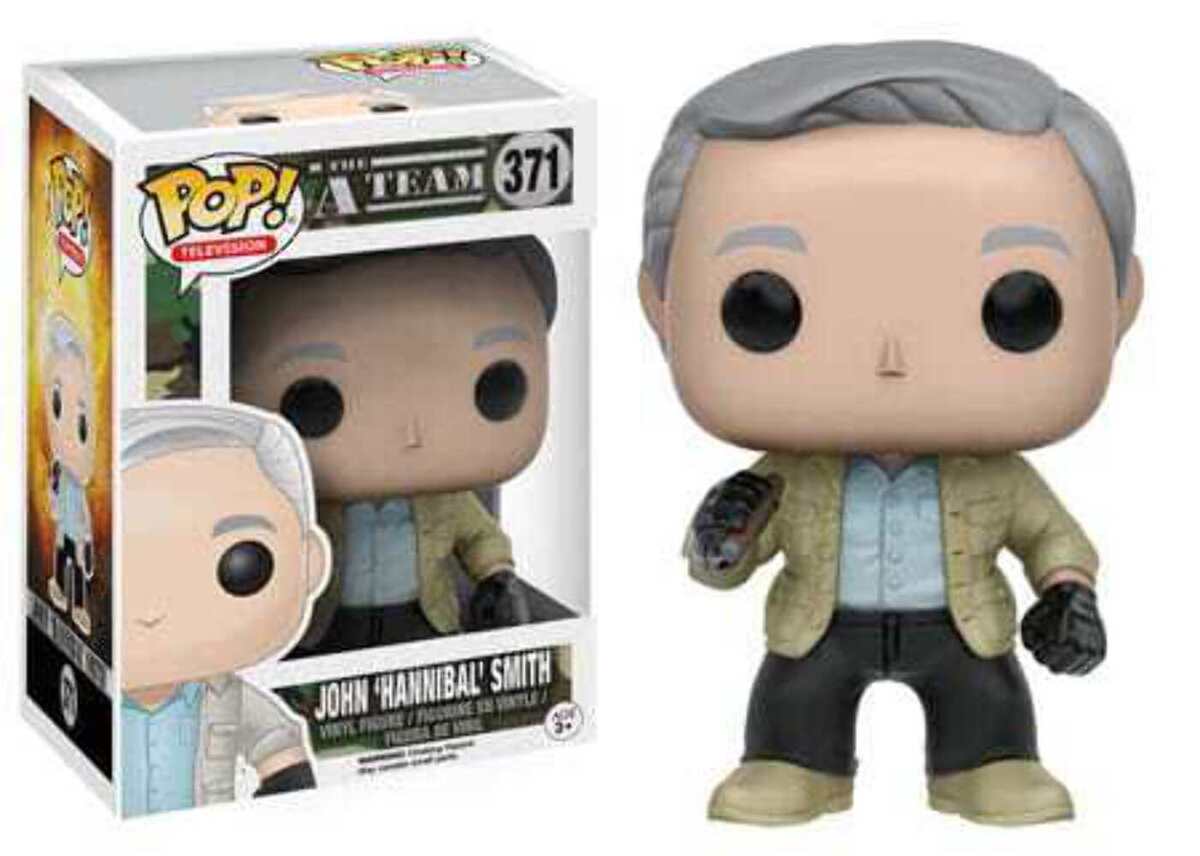 Funko Pop! The A Team John ‘Hannibal’ Smith 371 + Free Protector (VAULTED)