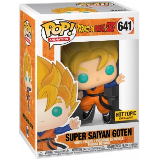 Funko Pop! Dragon Ball Z Super Saiyan Goten 641 Hot Topic Exclusive + Free Protector