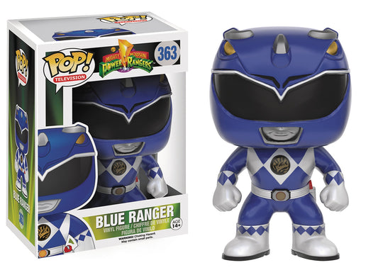 Funko Pop! Mighty Morphin Power Rangers - Blue Ranger 363 (VAULTED) + Protector