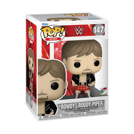 WWE Rowdy Roddy Piper Funko Pop! Vinyl Figure #147 + PoP Protector