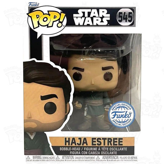 Funko Pop! Star Wars - Haja Estree 545 Funko Special Edition + Free Protector
