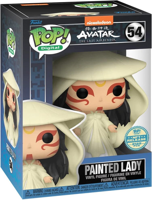 Digital Funko Pop! Nickelodeon Avatar The Last Airbender : Painted Lady 54 NFT Release 2125 PCS + Pop Protector