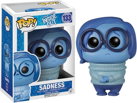 Funko Pop! Disney Pixar Inside Out Sadness 134 Funko 2015 Summer Convention Exclusive (slight box ware) + Free Protector