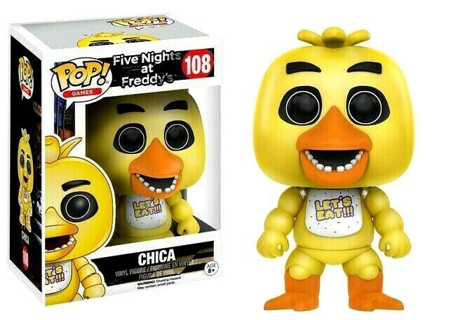 Funko Pop! FNAF: Five Nights at Freddy’s Chica the Chicken 108 (VAULTED) + Free Protector