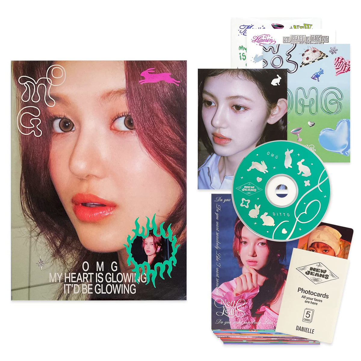 K-Pop NewJeans - 1st Single [OMG] (Message Card Ver - DANIELLE Ver)