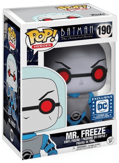 Funko Pop! Batman The Animated Series Mr. Freeze 190 Legion of Collectors DC Exclusive (VAULTED) + Free Protector