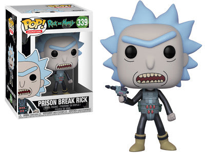 Funko Pop! Rick and Morty : Prison Break Rick 339 Figure + Pop Protector