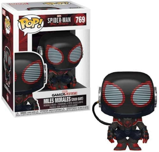 Funko Pop! Marvel Spider-Man Gamerverse Miles Morales (2020 suit) 769 + Free Protector