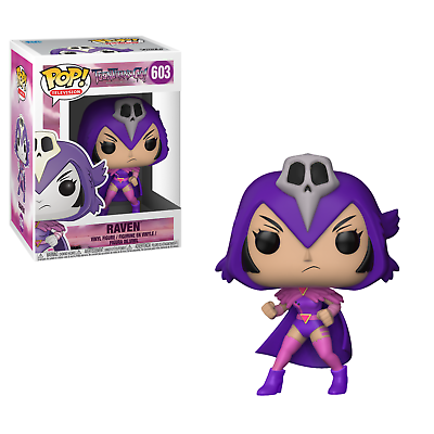 Funko Pop! Teen Titans Go! Night Begins to Shine - Raven 603 (VAULTED) + Free Protector