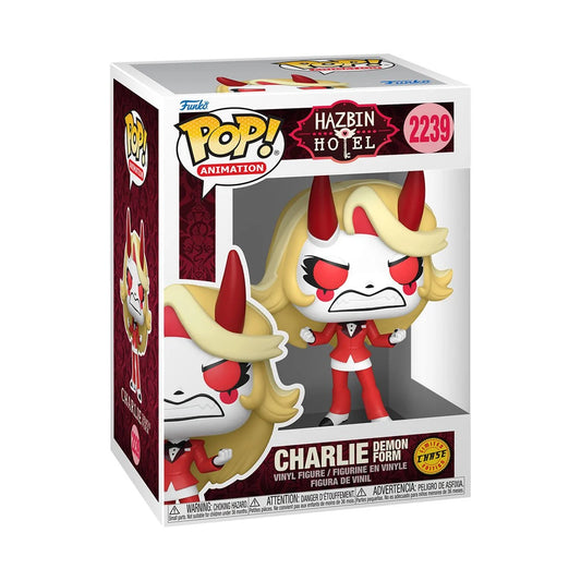 (PRE-ORDER) Hazbin Hotel Charlie Morningstar Funko Pop! Vinyl Figure #2239 DEMON FORM + Pop Protector