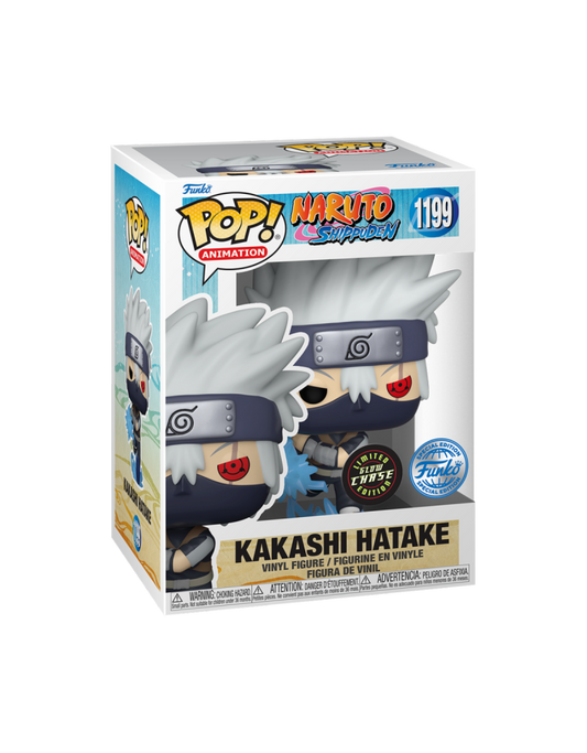 Funko Pop! Naruto Shippuden - Kakashi Hatake 1199 Funko Special Edition Glow Chase + Free Protector