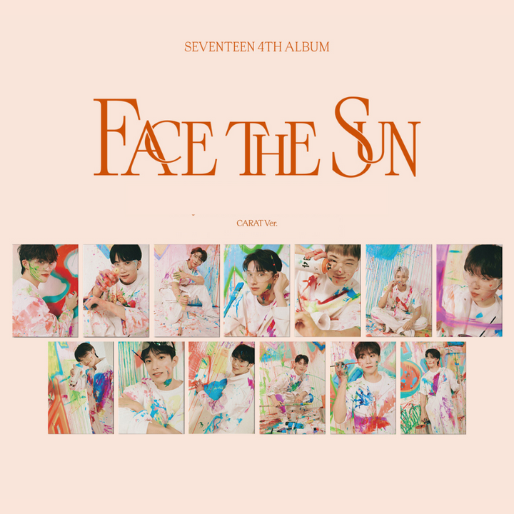 K-pop Seventeen : Face The Sun 4th Mini Album Carat Ver. (1 OUT OF 13 RANDOM)
