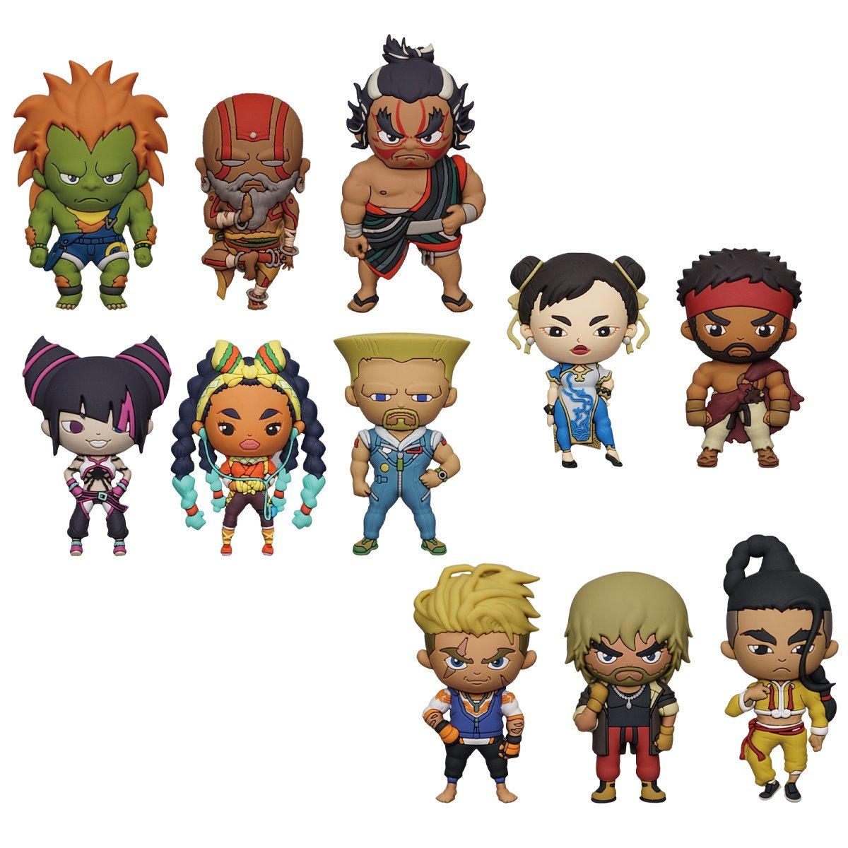 Street Fighter Series 2 Mystery 3D Foam Figural Bag Clip (One Variation Chosen at Random)