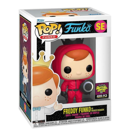 Funko Pop! Netflix Squid Game Funko SE Freddy Funko as Circle Masked Worker 4000 pcs Limited Edition + Free Protector