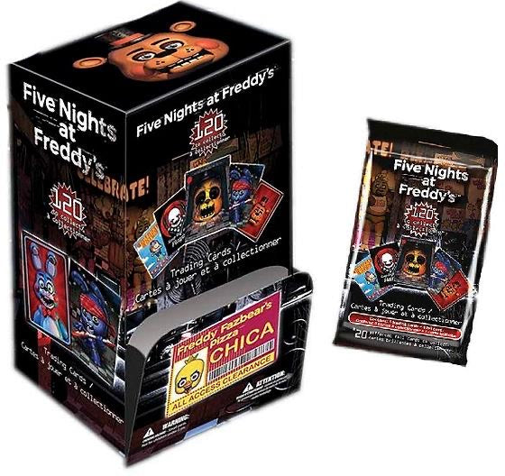 Five Nights at Freddy’s (FNAF) Trading Card Packs (One Variation Chosen at Random)