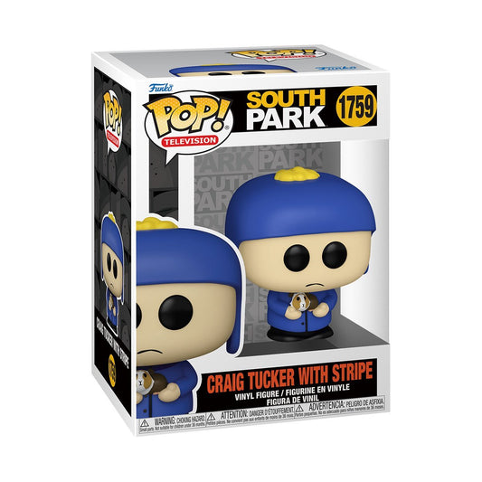 Funko Pop! South Park - Craig Tucker with Stripe 1759 Figure + Pop Protector