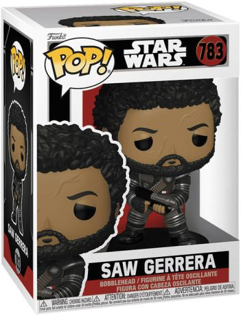Funko Pop! Star Wars Saw Gerrera 783 + Pop Protector