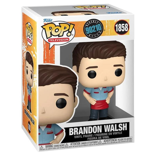 Funko Pop! Beverly Hills 90210 - Brandon Walsh 1858 Figure + Pop Protector