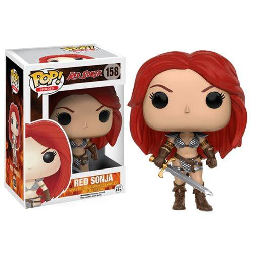 Funko Pop! Red Sonja 158 (VAULTED) (slight box ware) + Free Protector