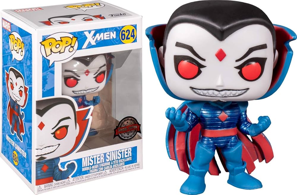 Funko Pop! Marvel X-Men - Mister Sinister (Metallic) 624 Special Edition (VAULTED) + Free Protector