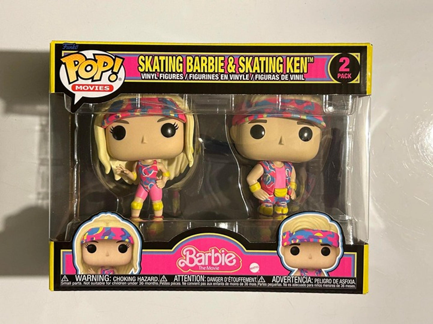 Funko Pop! Barbie The Movie - Skating Barbie & Skating Ken 2 Pack