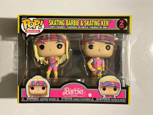 Funko Pop! Barbie The Movie - Skating Barbie & Skating Ken 2 Pack