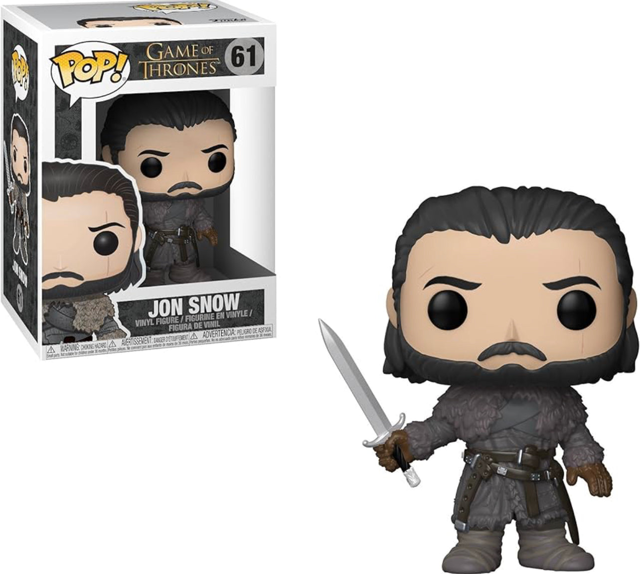 Funko Pop! Game of Thrones Jon Snow 80 + Free Protector (VAULTED)