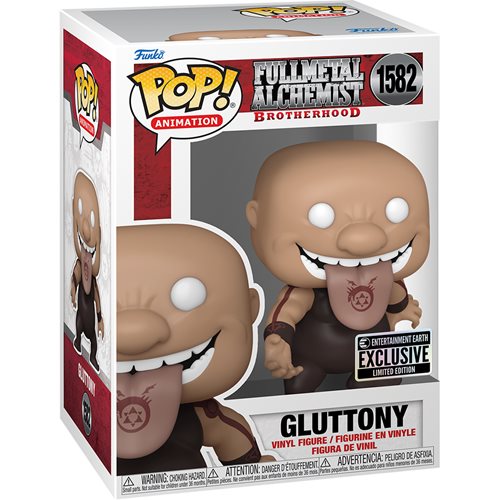 Fullmetal Alchemist: Brotherhood Gluttony Funko Pop! Vinyl Figure #1582 - Entertainment Earth Exclusive + PoP Protector