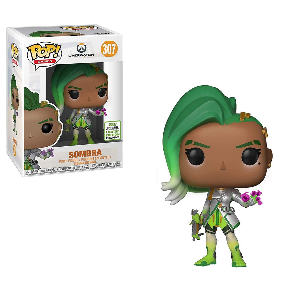 Funko Pop! Overwatch : Sombra 307 Funko 2019 Spring Convention Exclusive (VAULTED) + Pop Protector