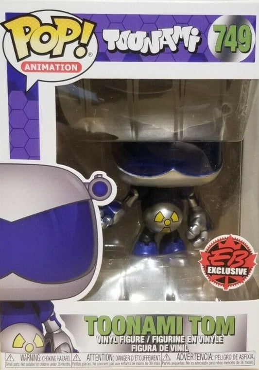 Funko Pop! Toonami Tom 749 EB Exclusive Figure + Pop Protector (Box Blemishes)