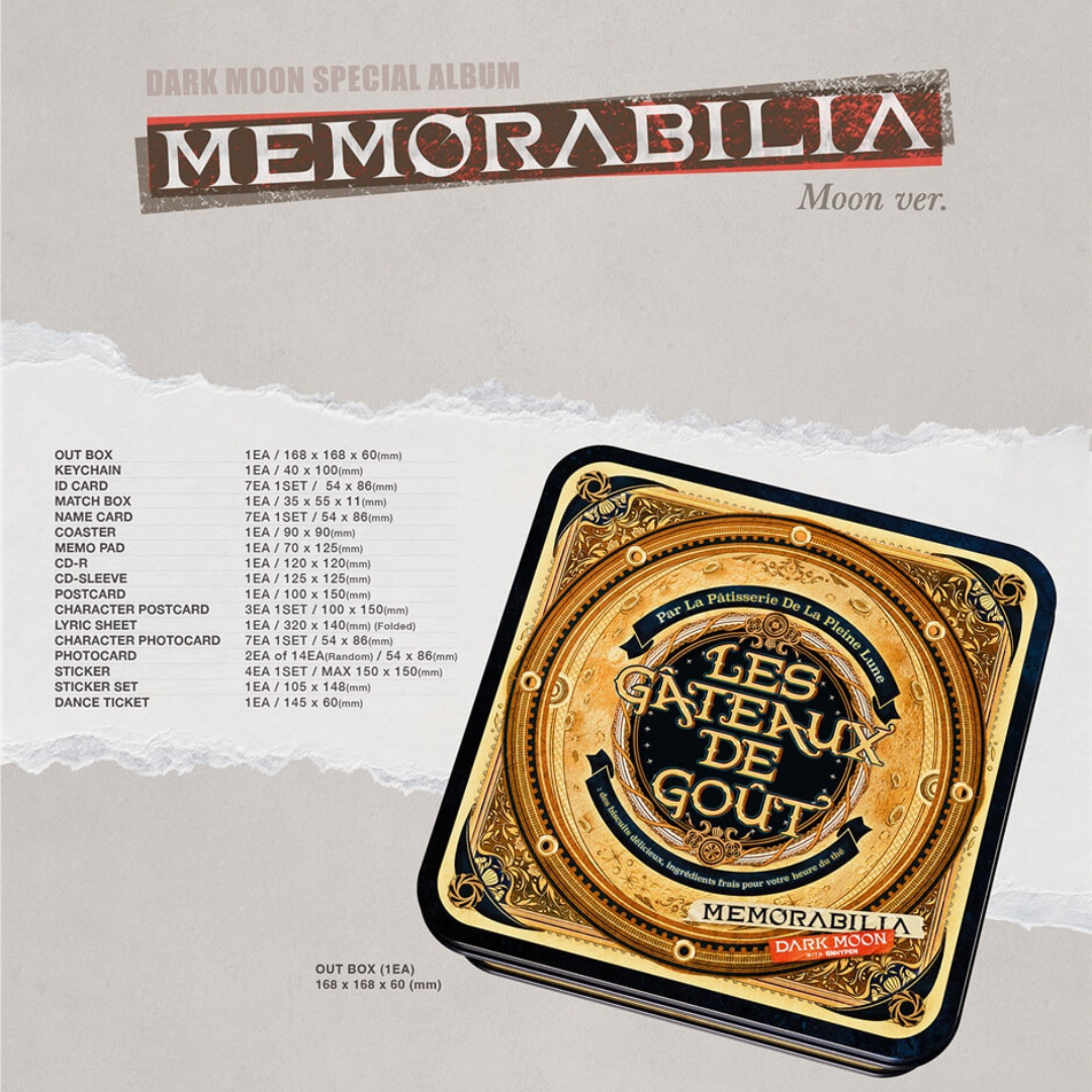 K-POP ENHYPEN - DARK MOON SPECIAL ALBUM [MEMORABILIA] (MOON VER.)