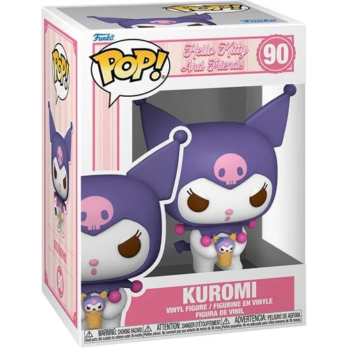 Funko Pop! Sanrio Hello Kitty and Friends Kuromi with Dessert 90 + Free Protector