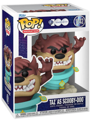Funko Pop! Warner Bros 100th : Looney Tunes Taz as Scooby-Doo 1242 + Pop Protector