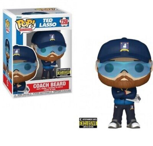 Funko Pop! Ted Lasso - Coach Beard 1358 EE Exclusive +  Protector