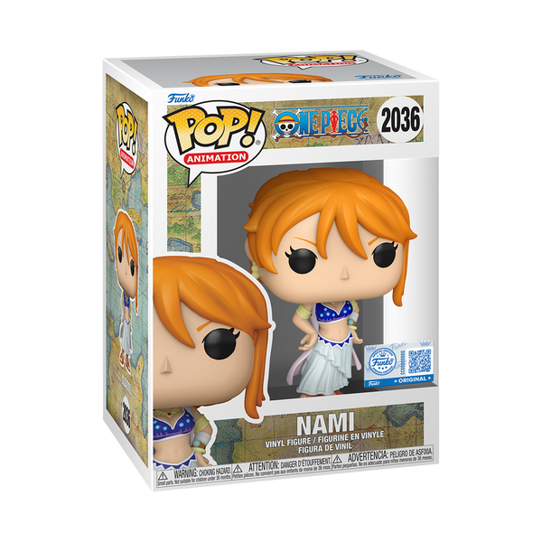 Funko Pop! One Piece : Nami 2036 Funko Special Edition Figure + Pop Protector
