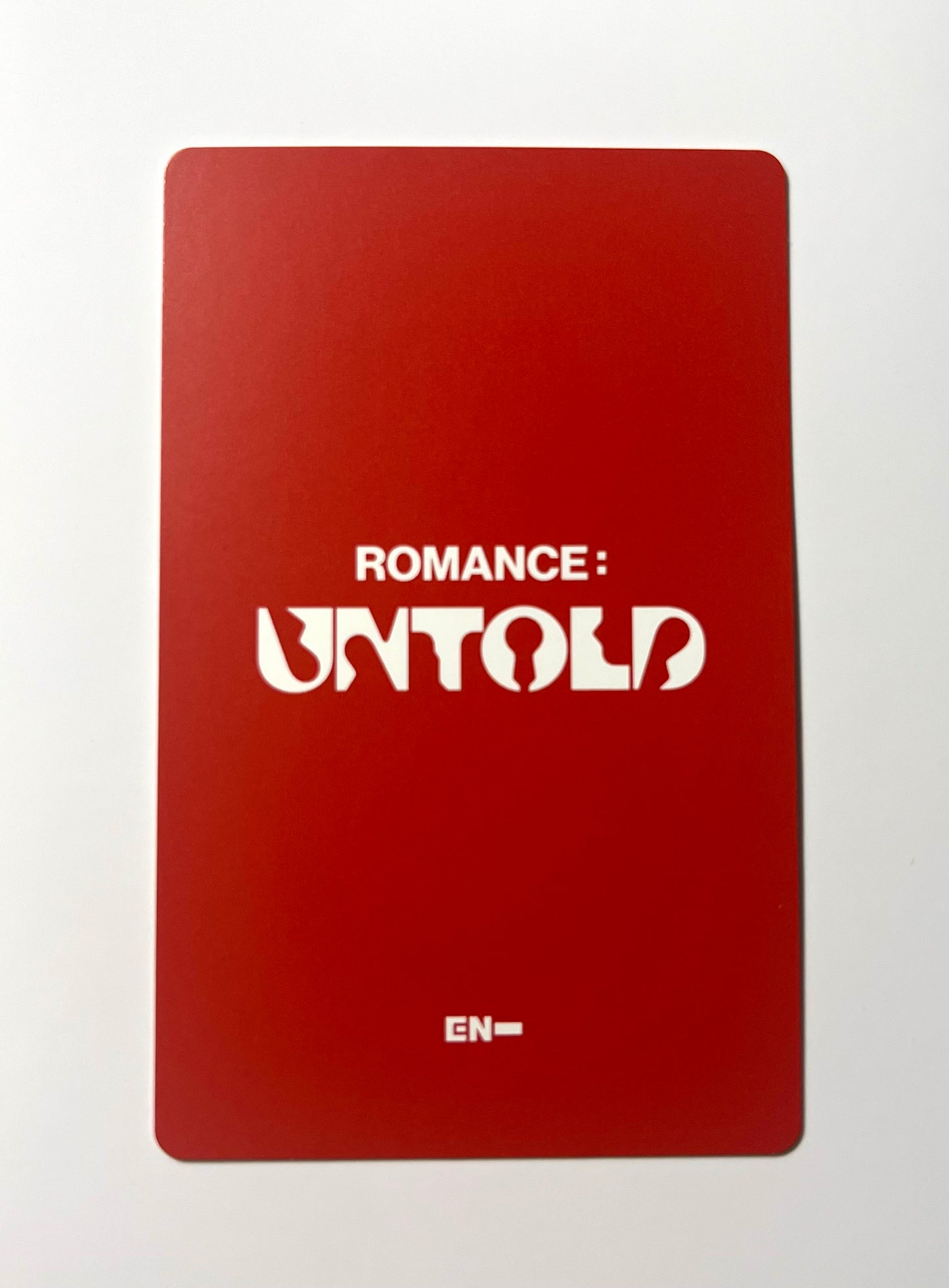 K-pop Enhypen Lee Heeseung Romance : Untold Weverse Album Ver Official Photocard