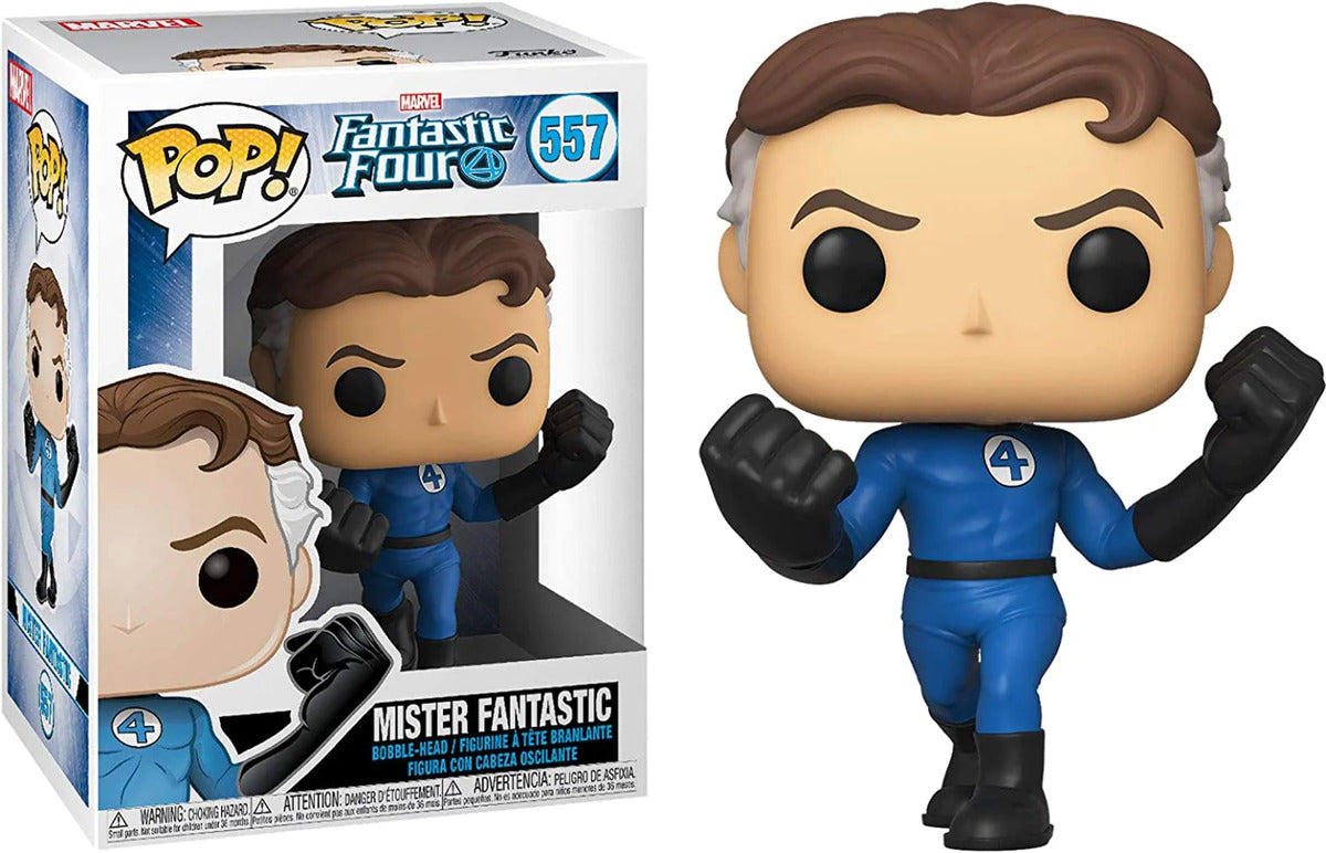 Funko Pop! Marvel Fantastic Four - Mister Fantastic 557 (VAULTED) + Free Protector