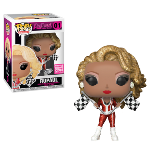 Funko Pop! Rupaul Drag Race 01 - Rupauls Drag Race Con Exclusive Diamond Collection (VAULTED) + Free Protector