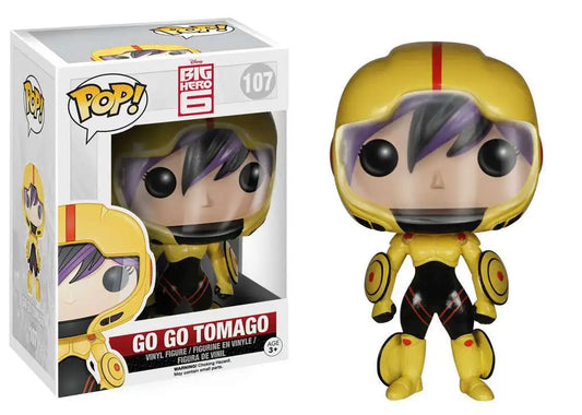 Funko Pop! Disney Big Hero 6 : Go Go Tomago 107 + Pop Protector