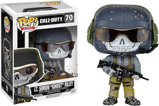 Funko Pop! Call of Duty - LT. Simon “Ghost” Riley 70 (VAULTED) + Free Protector