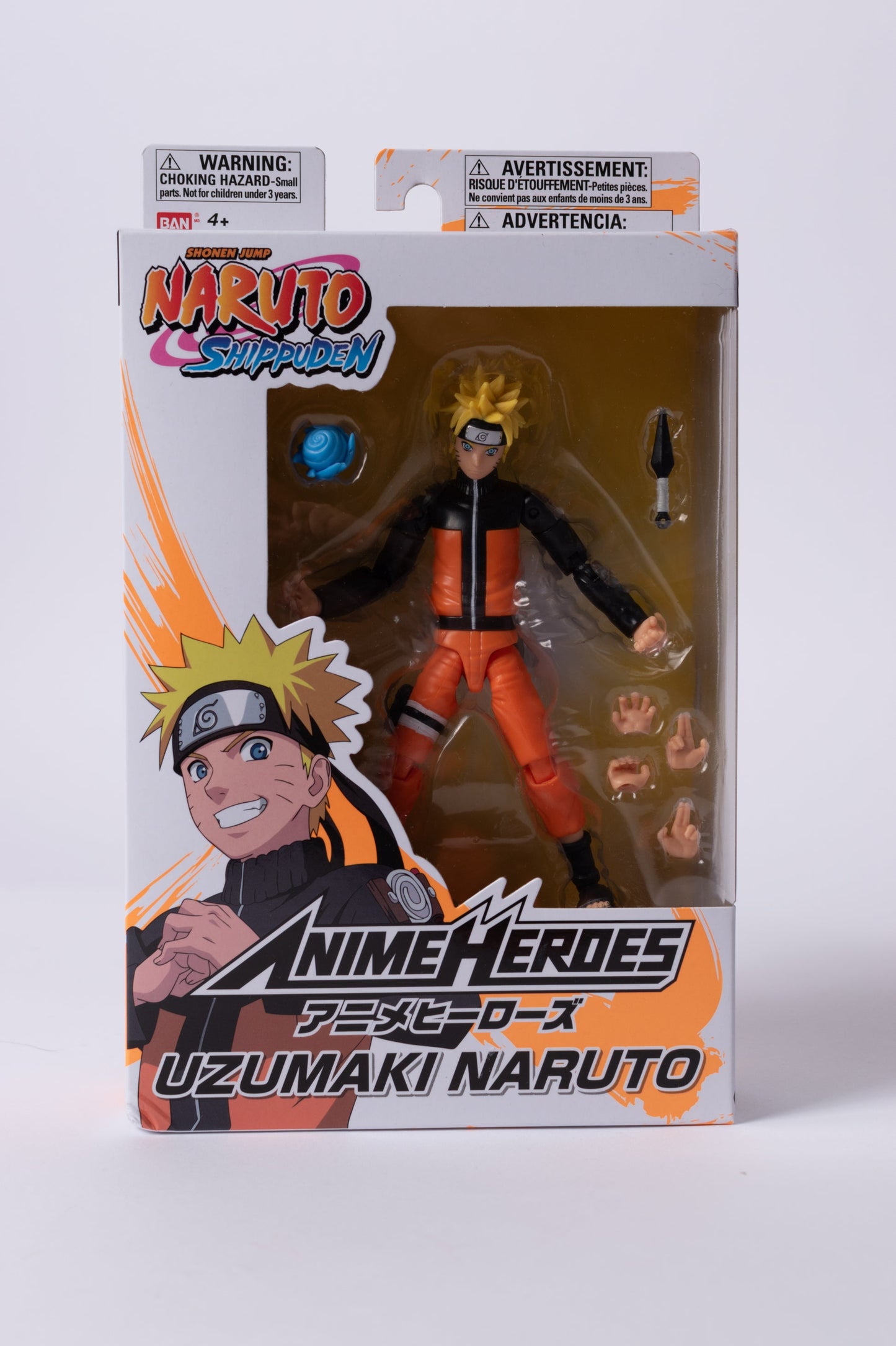 Naruto Shippuden Anime Heroes Uzumaki Naruto Actiom Figure