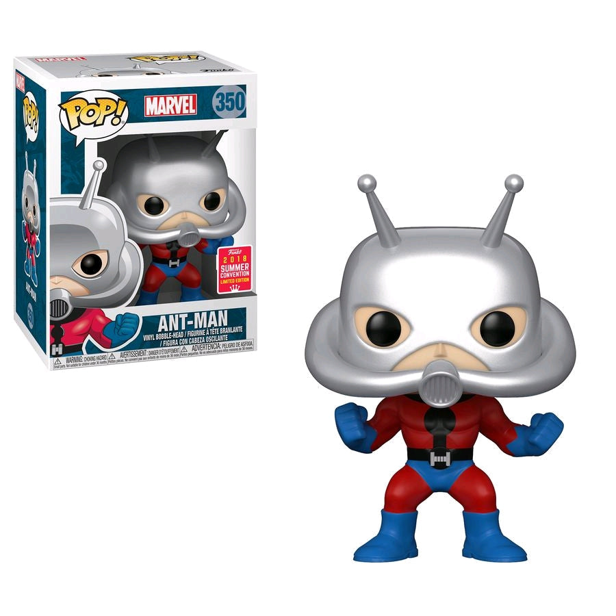 Funko Pop! Marvel Ant-Man 350 Funko 2018 Summer Convention Exclusive + Pop Protector