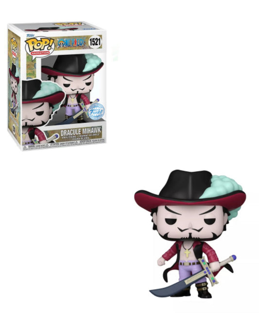 Funko Pop! One Piece Dracule Mihawk 1521 Funko Special Edition + Free Protector