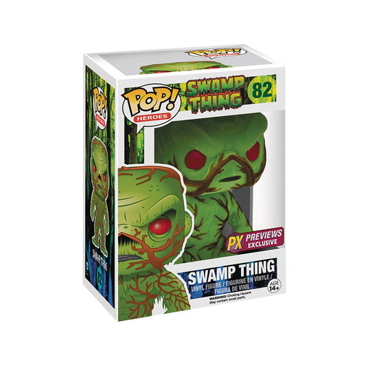 Funko Pop! DC Comics : Swamp Thing 82 PX Previews Exclusive + Pop Protector (Box Blemish)