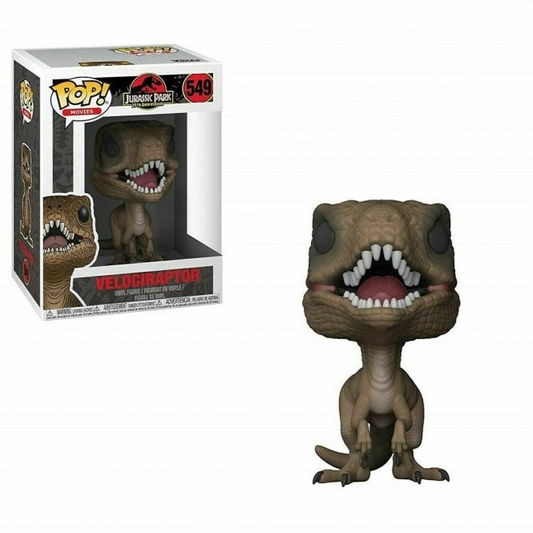 Funko Pop! Jurassic Park 25th Anniversary- Velociraptor 549 + Free Protector