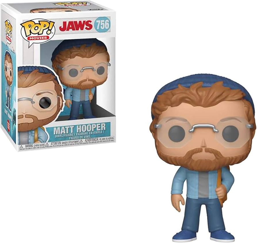 Funko Pop! Jaws Matt Hooper 756 (VAULTED) + Pop Protector
