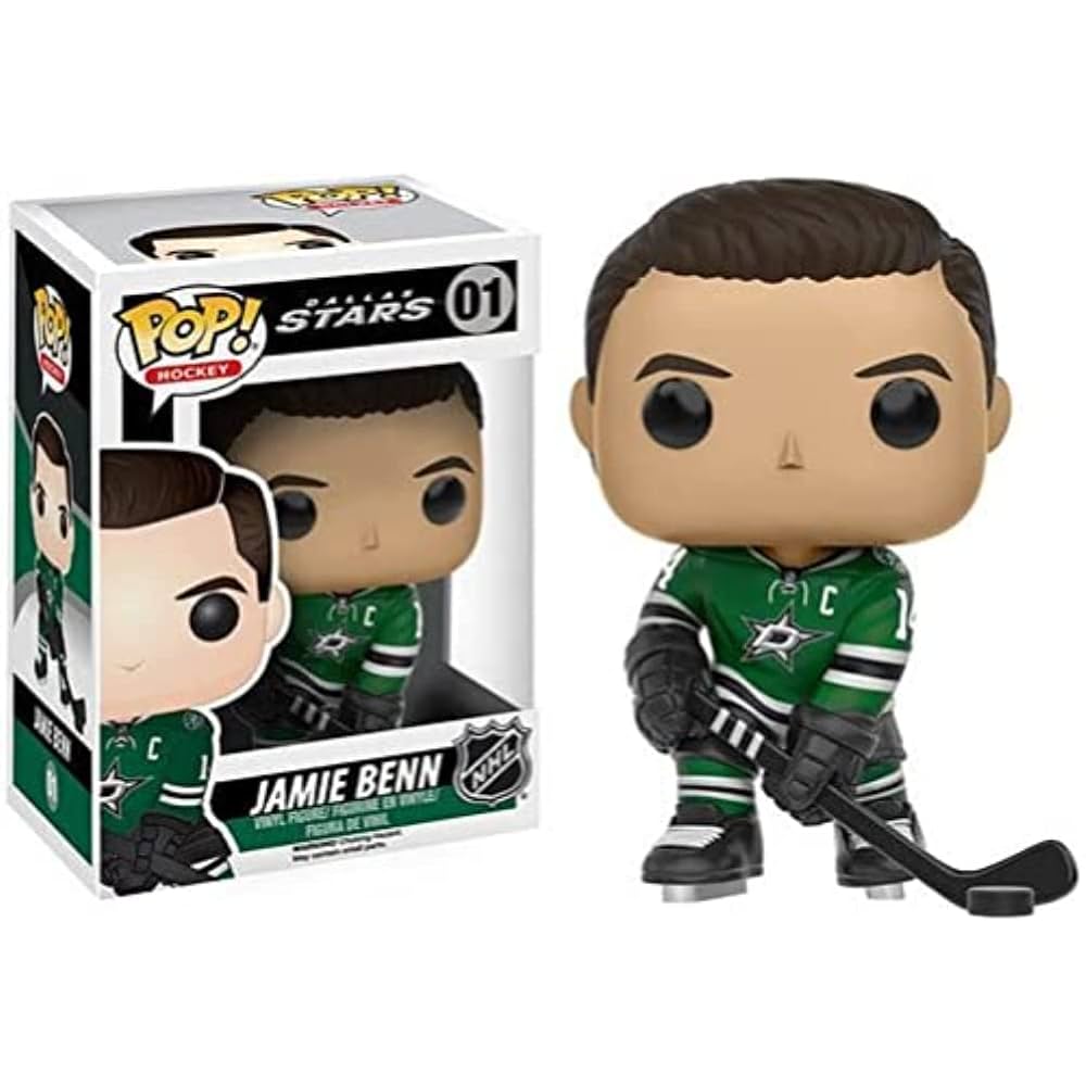 Funko Pop! NHL Dallas Stars - Jamie Benn 01 Figure + Pop Protector (box damage)