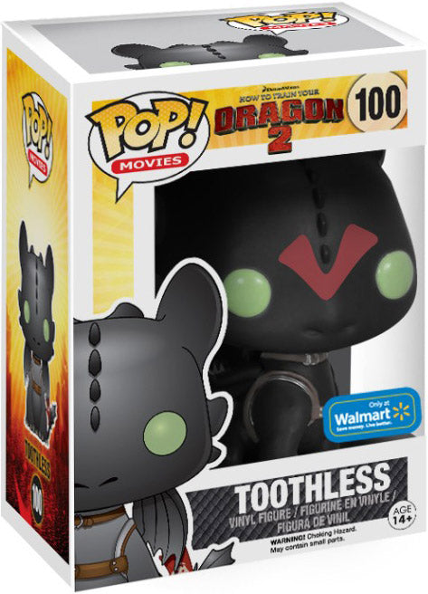 Funko Pop! DreamWorks How To Train Your Dragon 2 Toothless 100 Walmart Exclusive + Free Protector
