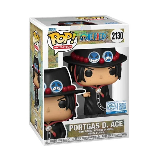 Funko Pop! One Piece - Portgas D. Ace 2130 Funko Special Edition Figure + Pop Protector
