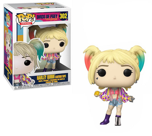 Funko Pop! Birds of Prey - Harley Quinn Caution Tape 302 + Free Protector